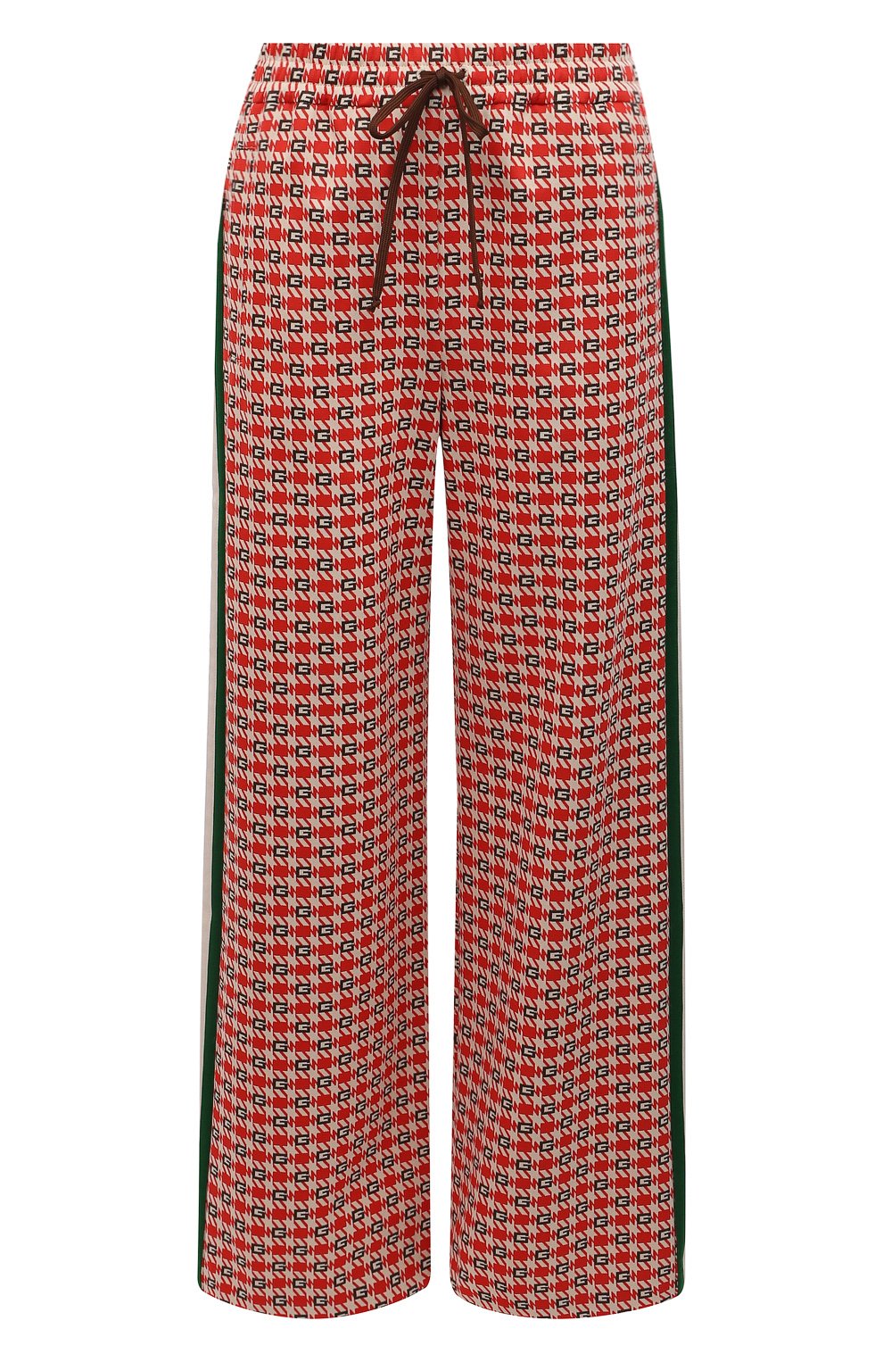 Брюки GUCCI красного цвета по цене 89950 руб., арт. 644627/XJC23, фото 1 Брюки GUCCI, арт. 644627/XJC23, фото 1
