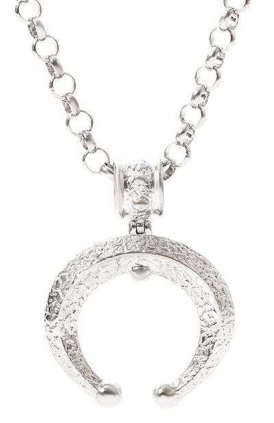 Колье lunula SEVENWORLDS серебряного цвета по цене 49900 руб., арт. SW400/2, фото 3 Колье lunula SEVENWORLDS, арт. SW400/2, фото 3