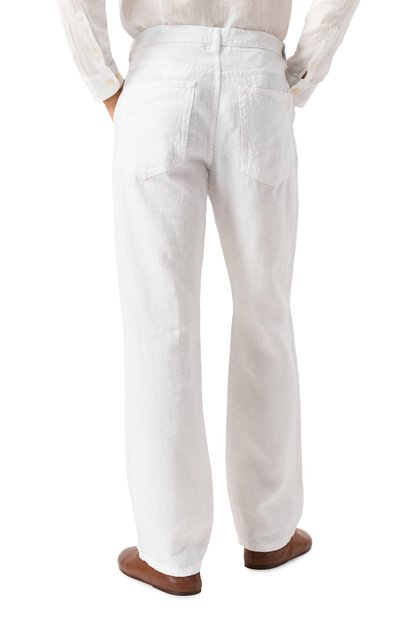 Льняные брюки 120% LINO, арт. 32ALIM29PQ/0476/000, фото 4