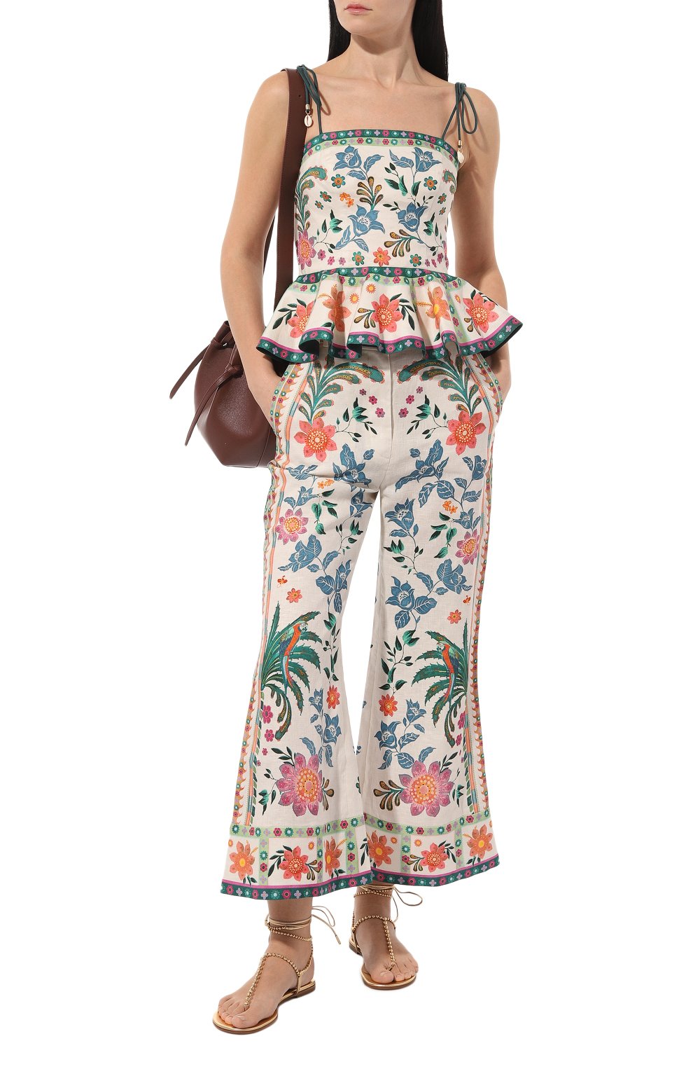 Льняной топ ZIMMERMANN, арт. 7939TSS233, фото 2