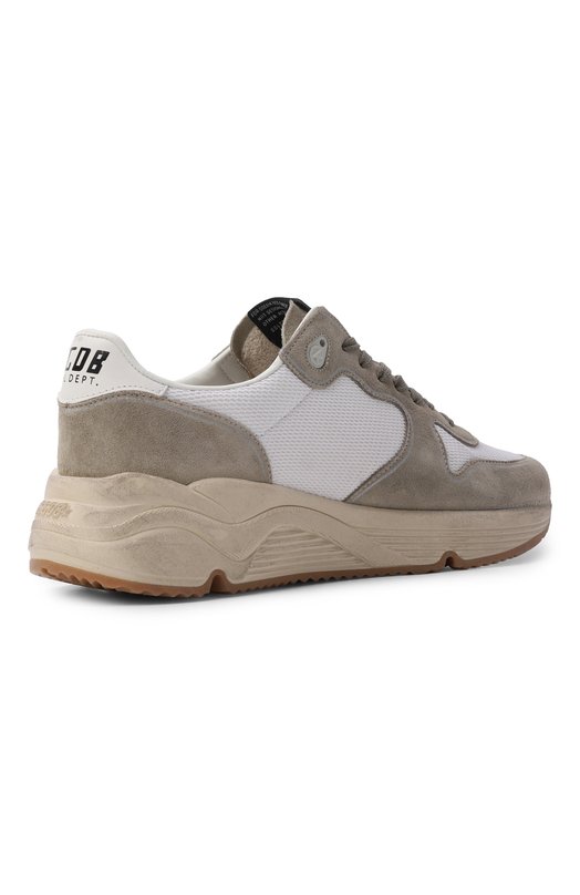 Комбинированные кроссовки Running Sole Golden Goose Deluxe Brand GMF00126.F008131 Бежевый  GMF00126.F008131 Фото 4