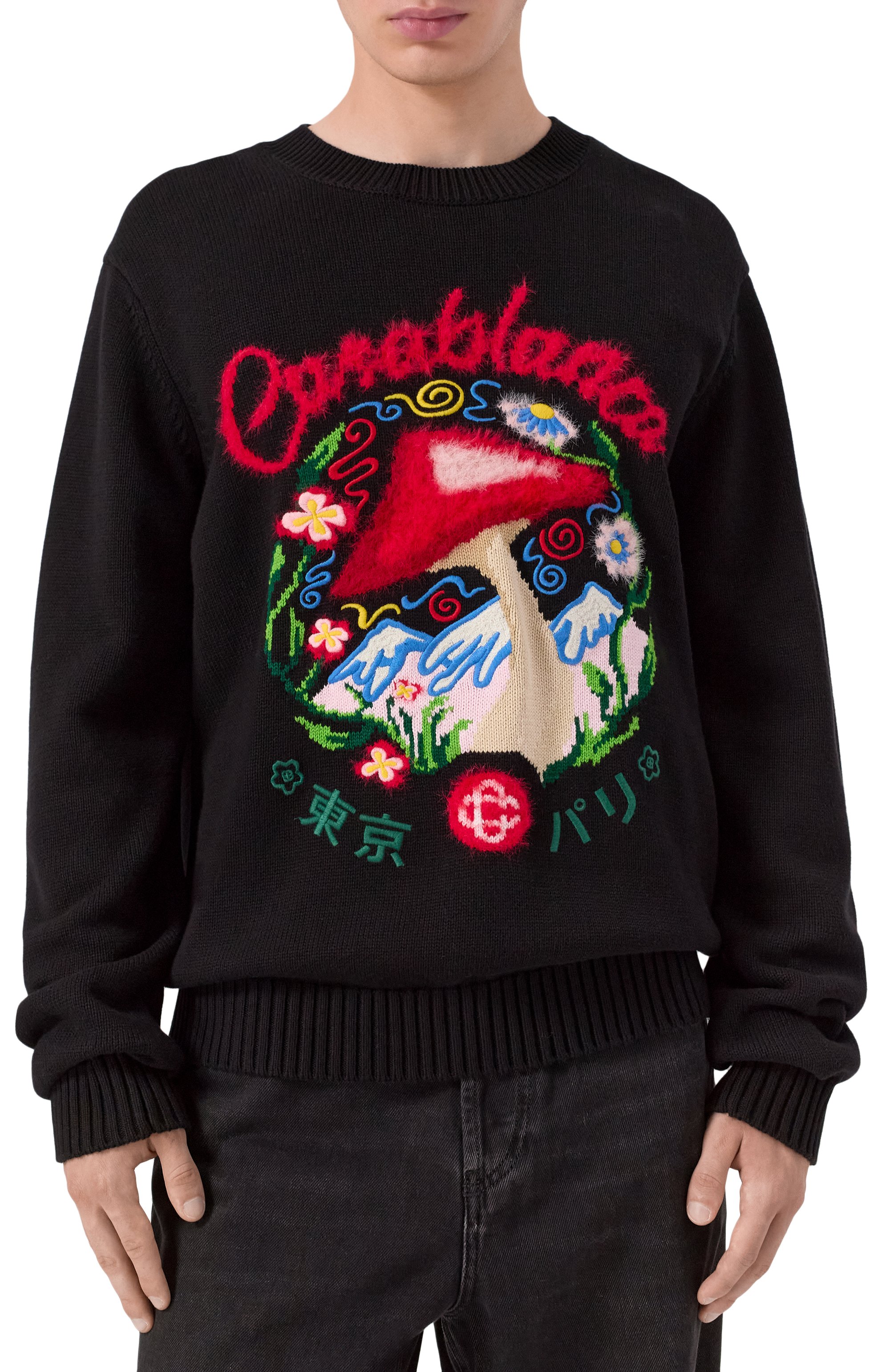 Хлопковый свитер CASABLANCA, арт. MPF25-KW-1118-01, фото 3