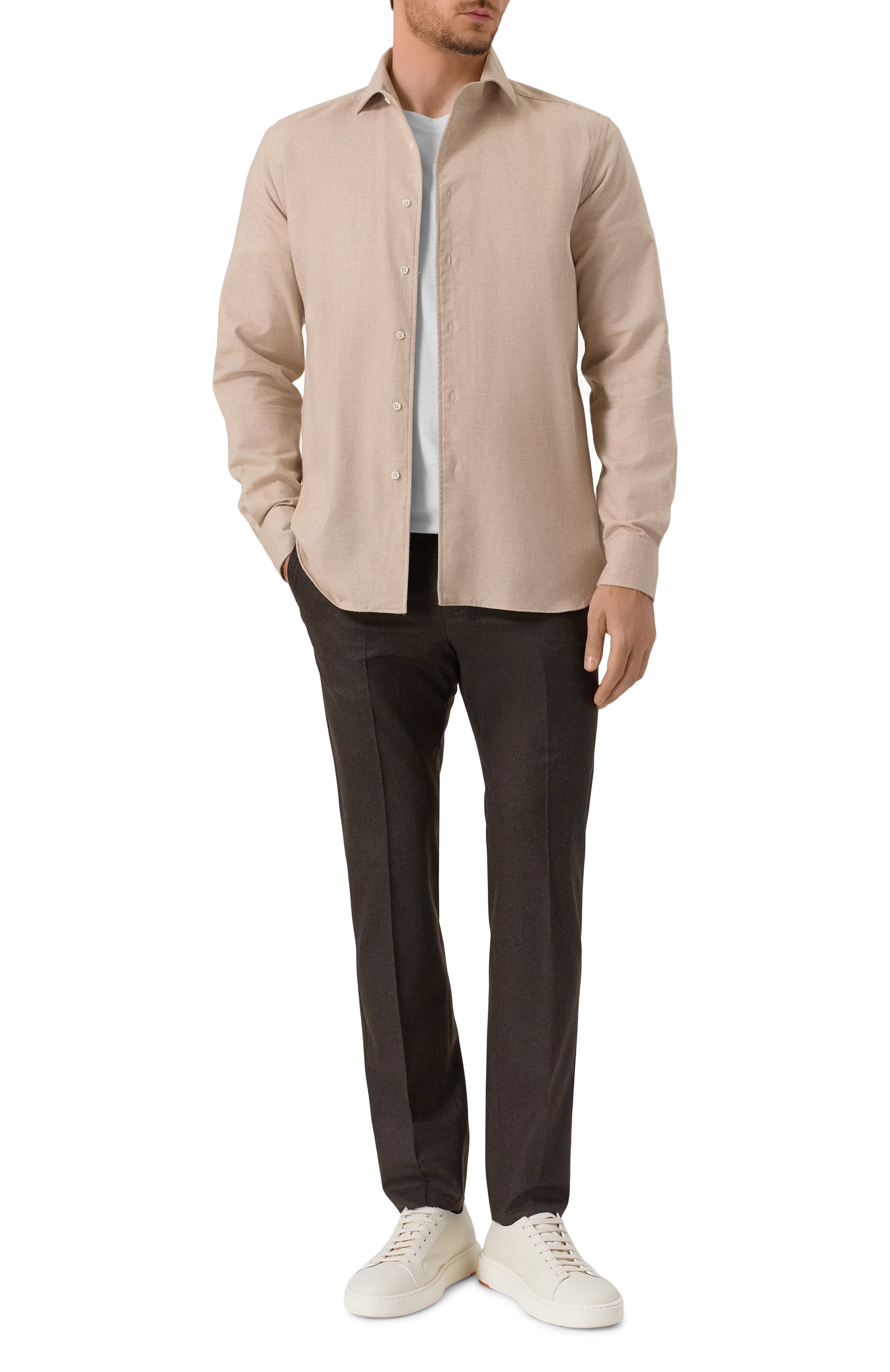 Шерстяные брюки CORNELIANI, арт. 264L25-2618111, фото 2