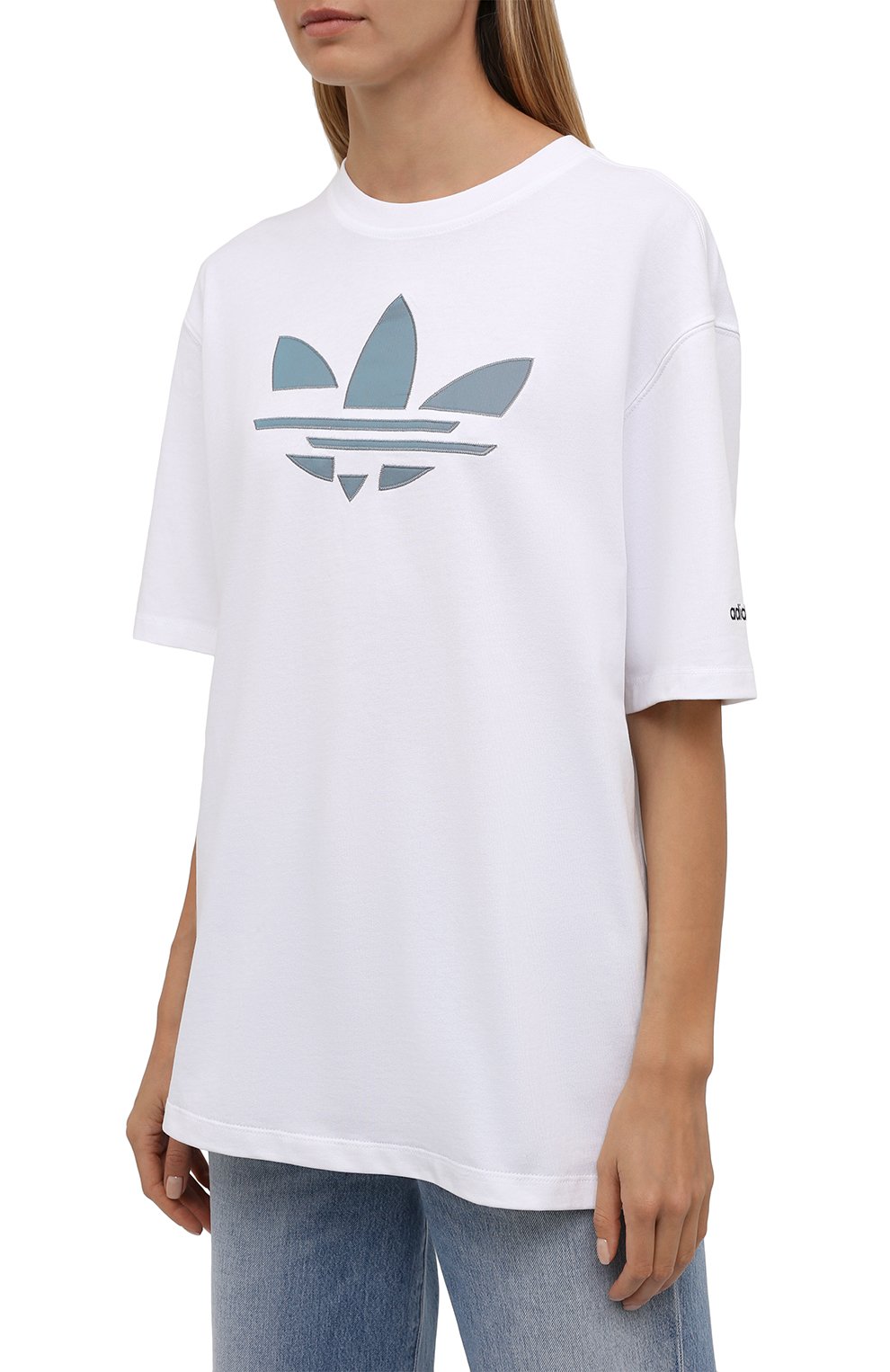 Хлопковая футболка ADIDAS ORIGINALS, арт. H35894, фото 3