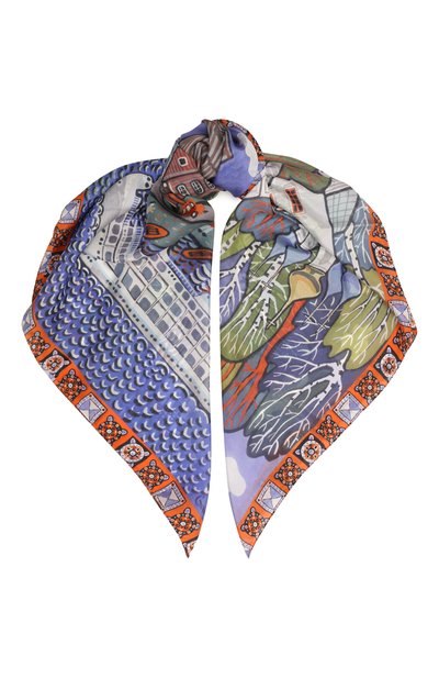 Шелковый платок плес GOURJI, арт. T21PL7R/1, фото 1