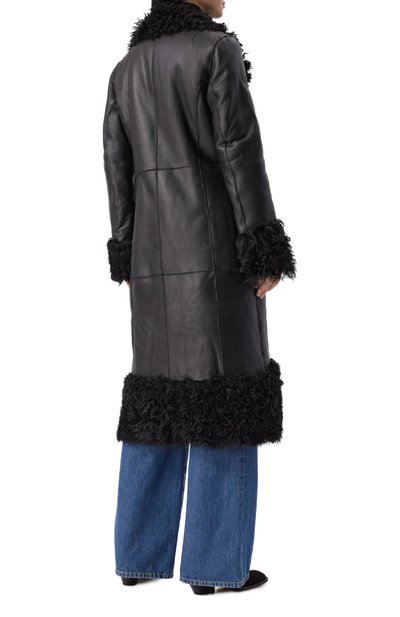 Дубленка из овчины VENERA M. черного цвета по цене 390600 руб., арт. 24020, фото 4 Дубленка из овчины VENERA M., арт. 24020, фото 4