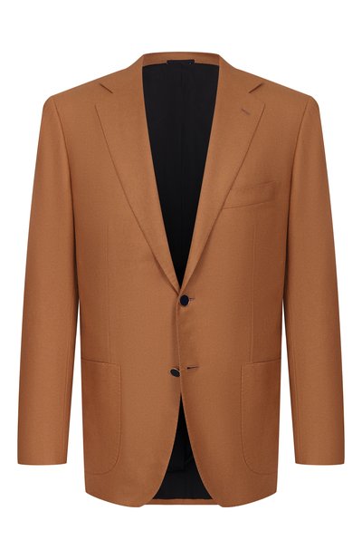 Мужской пиджак из шелка и шерсти викуньи KITON, арт. UG81K0178E