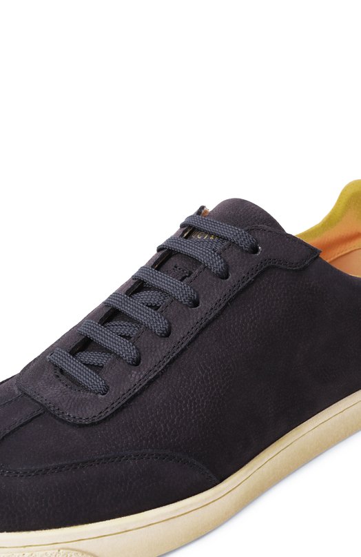 Кожаные кеды Hybrid Brunello Cucinelli MZUMSAN311 Синий  MZUMSAN311 Фото 7