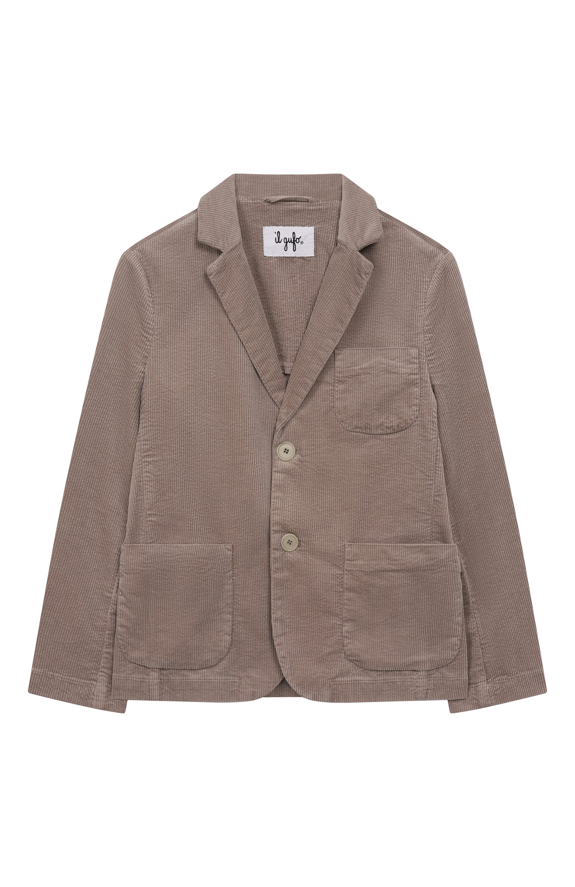 Вельветовый пиджак IL GUFO бежевого цвета по цене 32850 руб., арт. A25GGB0001V6021/10-14, фото 1 Вельветовый пиджак IL GUFO, арт. A25GGB0001V6021/10-14, фото 1