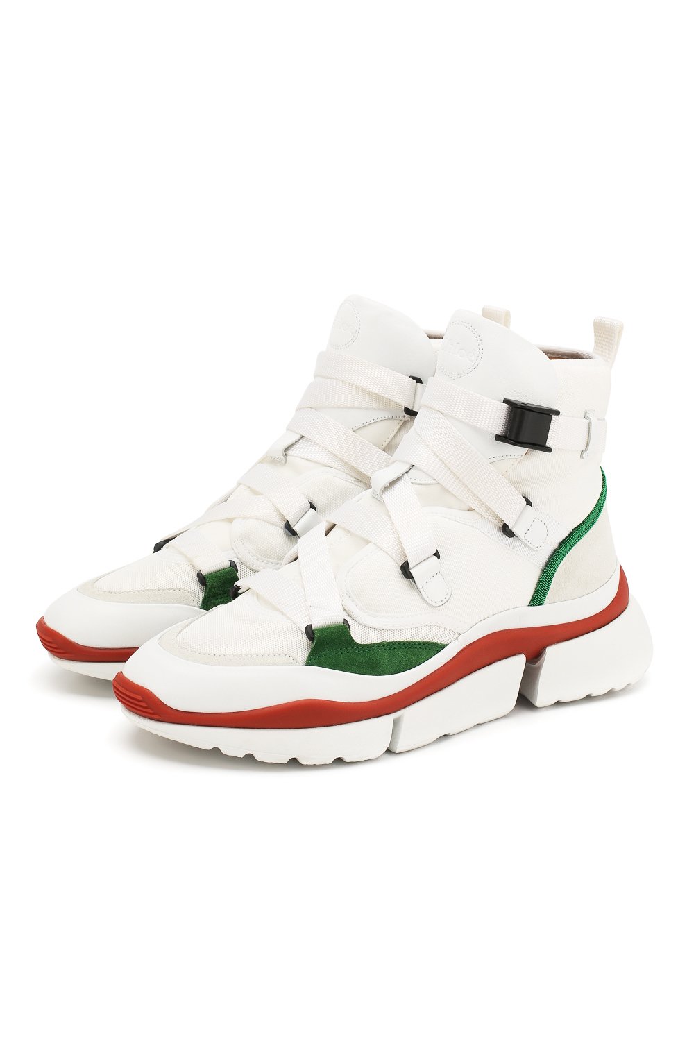 Комбинированные кроссовки sonnie CHLOÉ, арт. CHC18A05018, фото 1