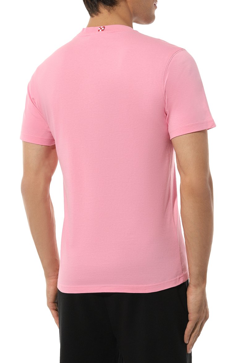 Мужская хлопковая футболка MC2 SAINT BARTH розового цвета, арт. STBM TSHIRT MAN/TSHM001/02203B | Фото 4 (Рукава: Короткие; Длина (для топов): Стандартные; Материал внешний: Хлопок; Кросс-КТ: Пляж, Джерси; Принт: С принтом; Стили: Кэжуэл; Мужское Кросс-КТ: Футболка-одежда; Автоматизация состава: Проставлено; Детали: Без декора; Автоматизация ТО: Проставлено)