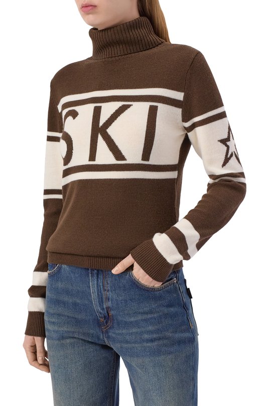 Шерстяной свитер Perfect Moment W3000075/2276 Коричневый  W3000075/2276 Фото 3