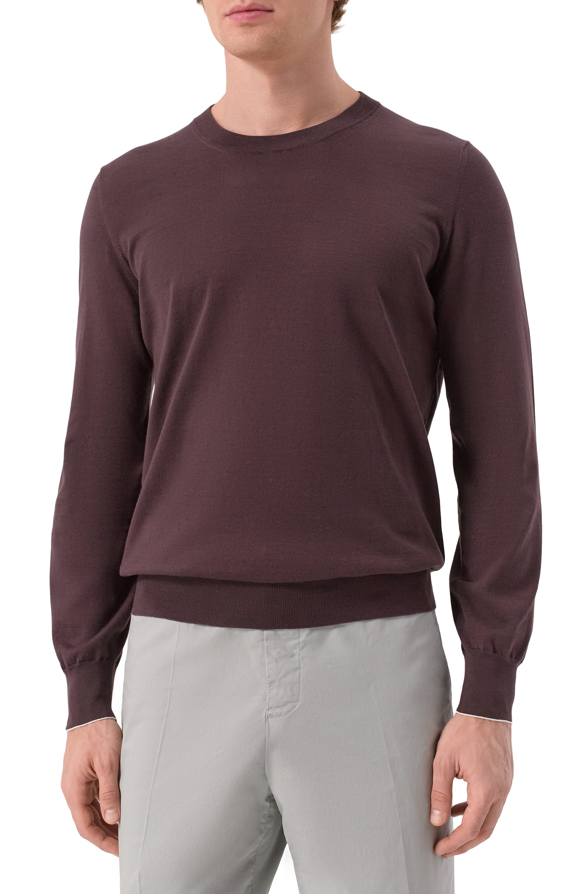 Хлопковый джемпер BRUNELLO CUCINELLI, арт. M2900100, фото 3