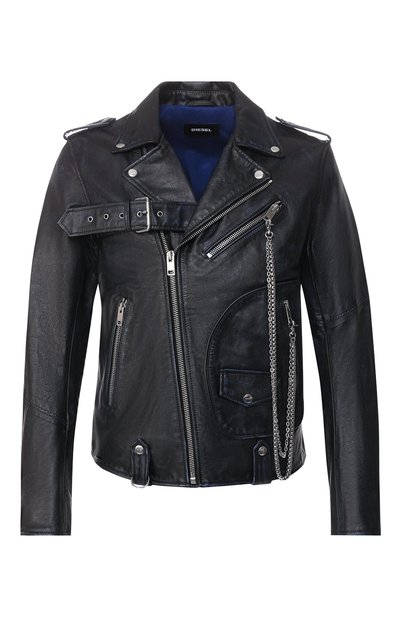 Кожаная куртка DIESEL, арт. 00SMA6/0AAUF, фото 1