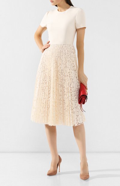 Платье из смеси вискозы и хлопка VALENTINO, арт. SB3VANP5360, фото 2