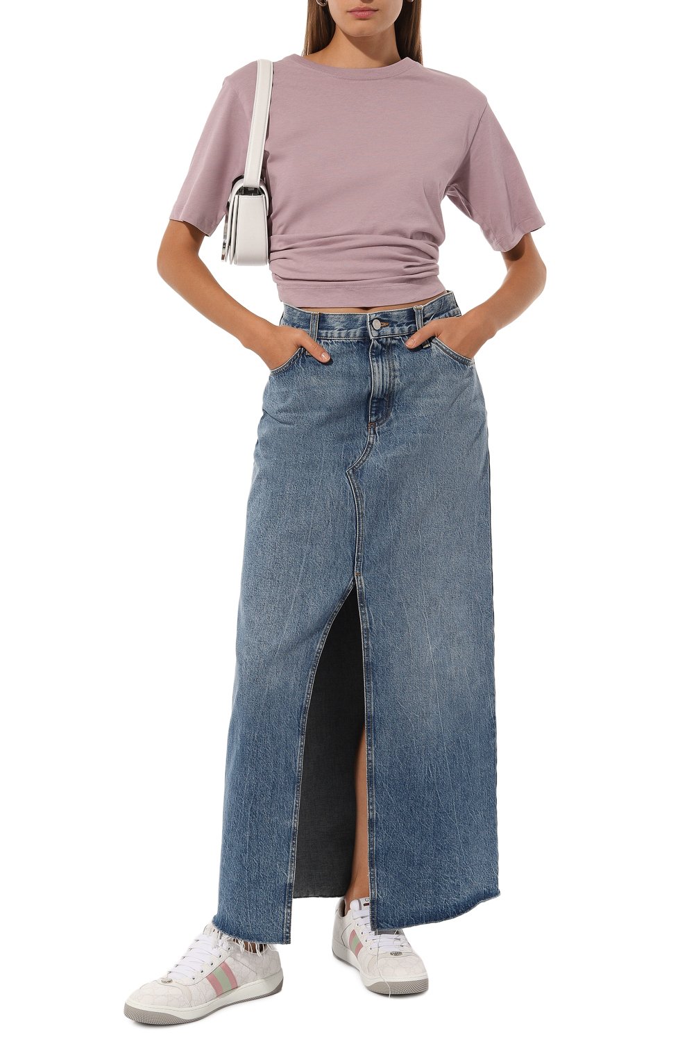 Комбинированные кеды screener GUCCI, арт. 771134/96GE0, фото 2