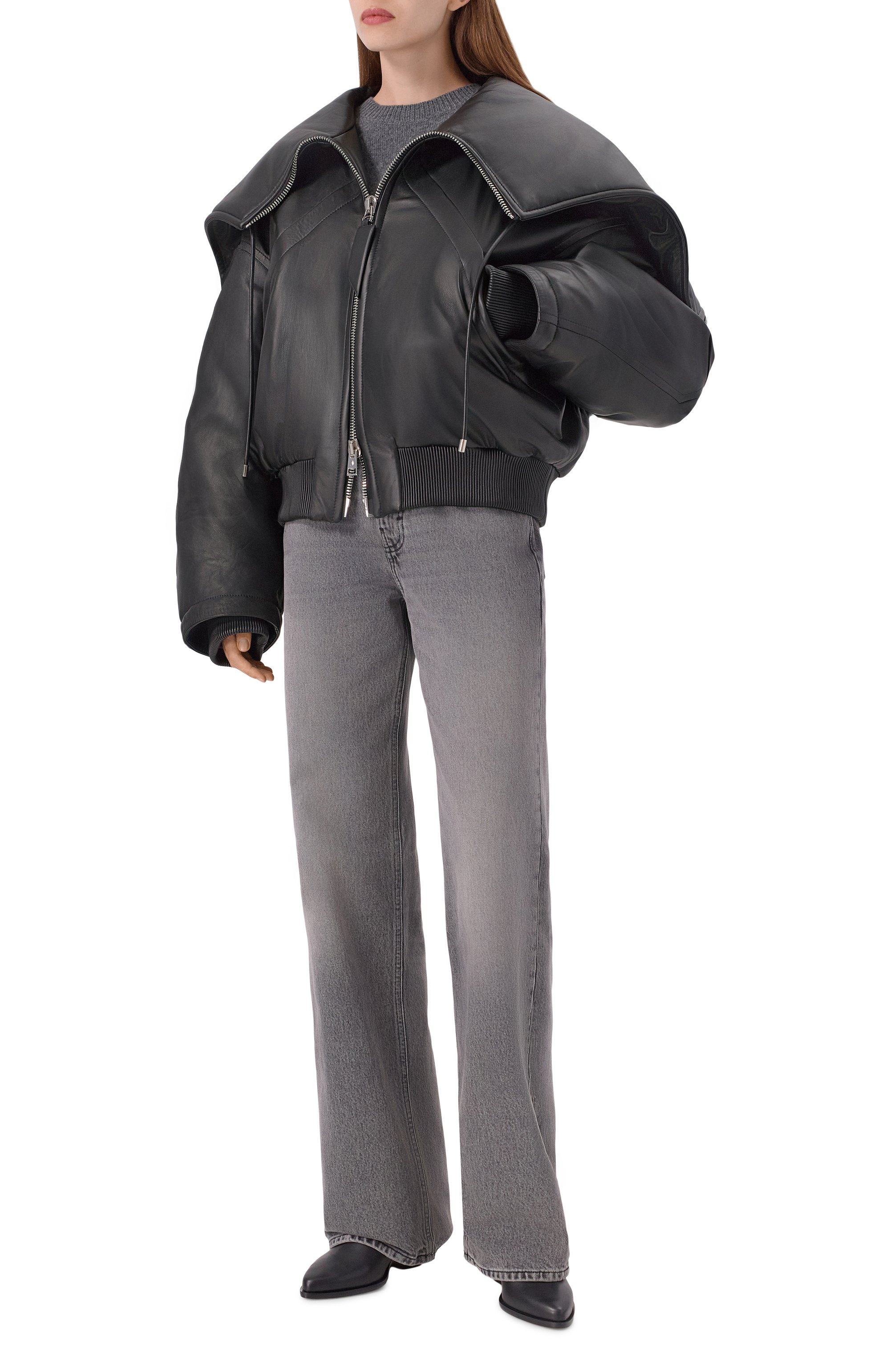 Утепленный бомбер THE ATTICO, арт. 247WCB62/L054, фото 2