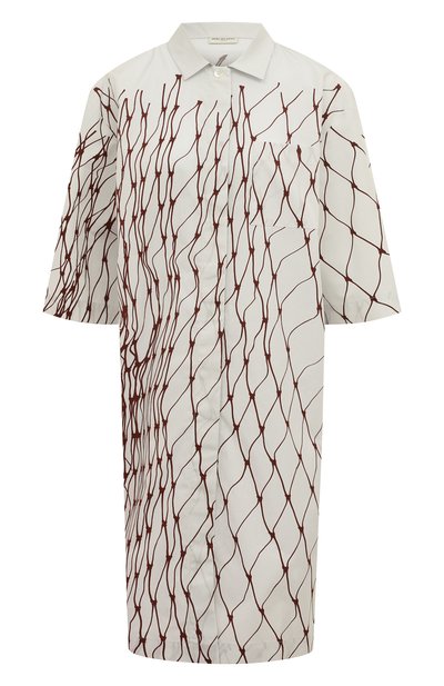 Женское хлопковое платье DRIES VAN NOTEN, арт. 221-011070-4100