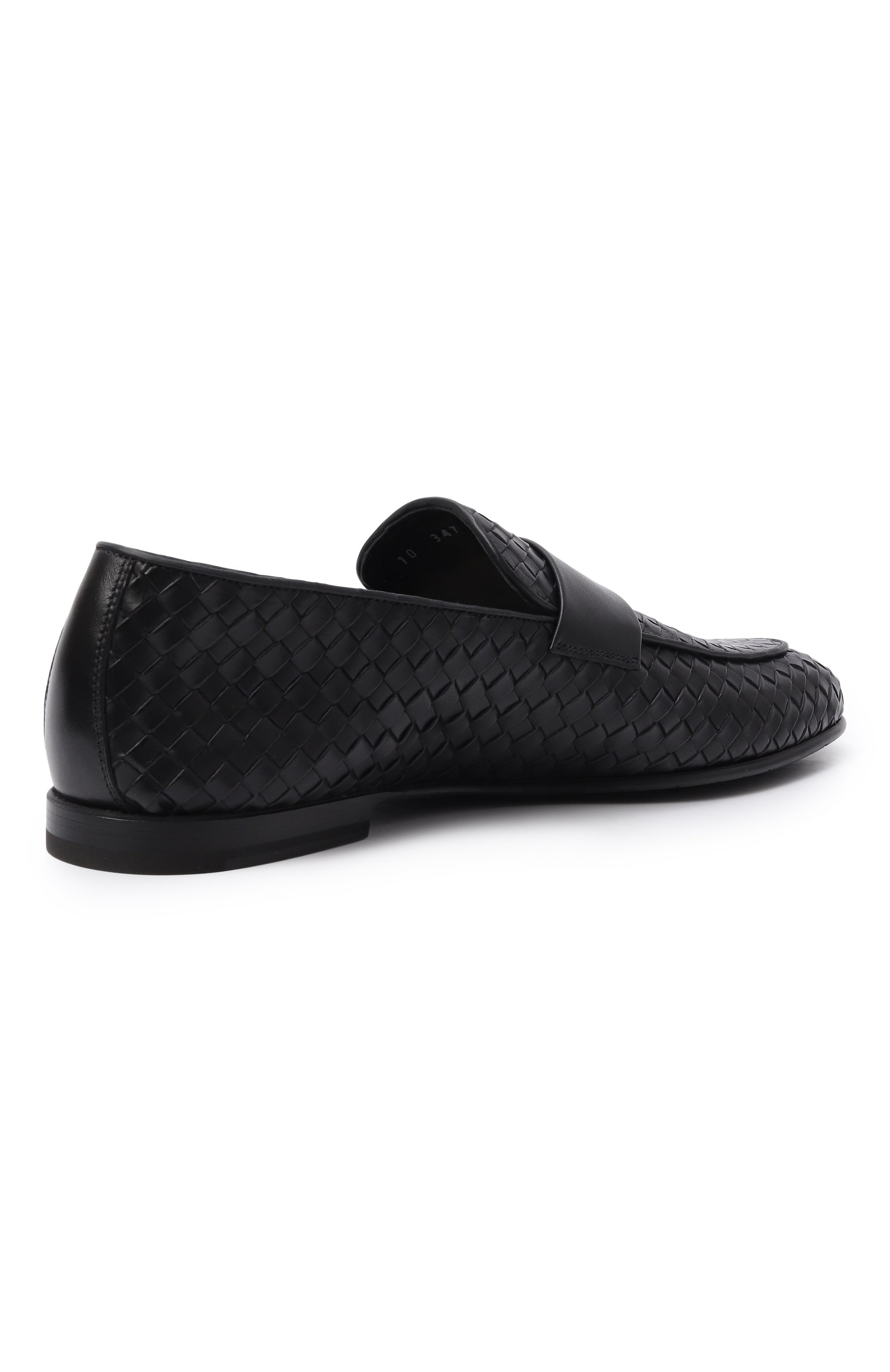 Кожаные лоферы BARRETT черного цвета по цене 75700 руб., арт. 261U005.1/INT.PASAD0 8 MM, фото 3 Кожаные лоферы BARRETT, арт. 261U005.1/INT.PASAD0 8 MM, фото 3