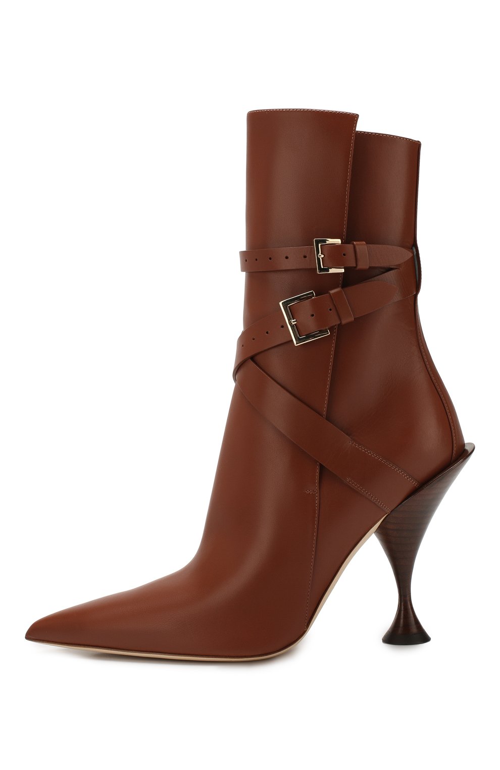 Кожаные ботильоны BURBERRY, арт. 8020112, фото 3