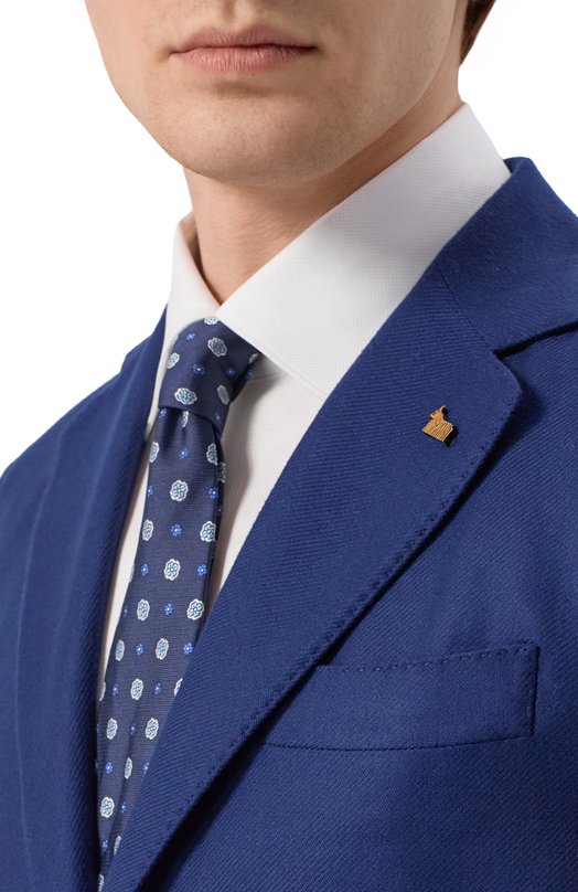 Шерстяной пиджак Colombo GI00251/ZGF/70230-U Синий  GI00251/ZGF/70230-U Фото 5