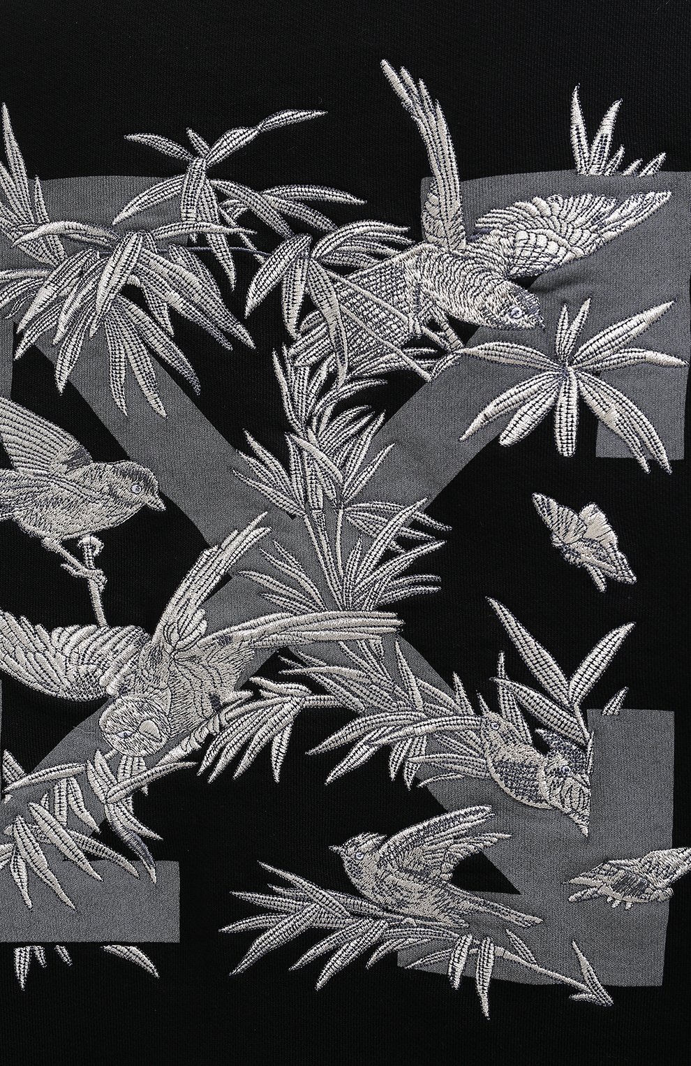 Хлопковый свитшот OFF-WHITE черного цвета по цене 55200 руб., арт. 0WBA055F20JER0061009, фото 5 Хлопковый свитшот OFF-WHITE, арт. 0WBA055F20JER0061009, фото 5