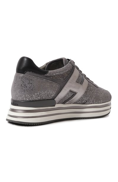 Замшевые кроссовки h222 HOGAN, арт. HXW4830CB8029T, фото 5