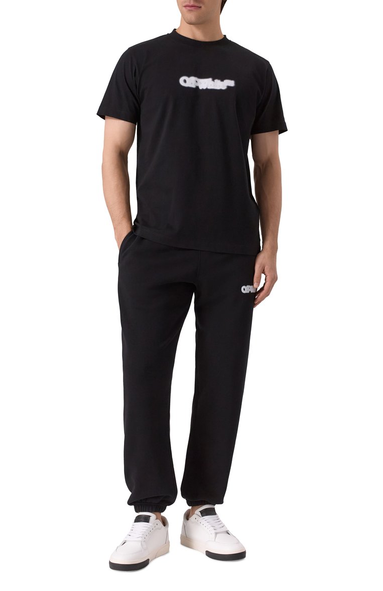 Хлопковые джоггеры OFF-WHITE, арт. 0MCH057S25FLE001, фото 1