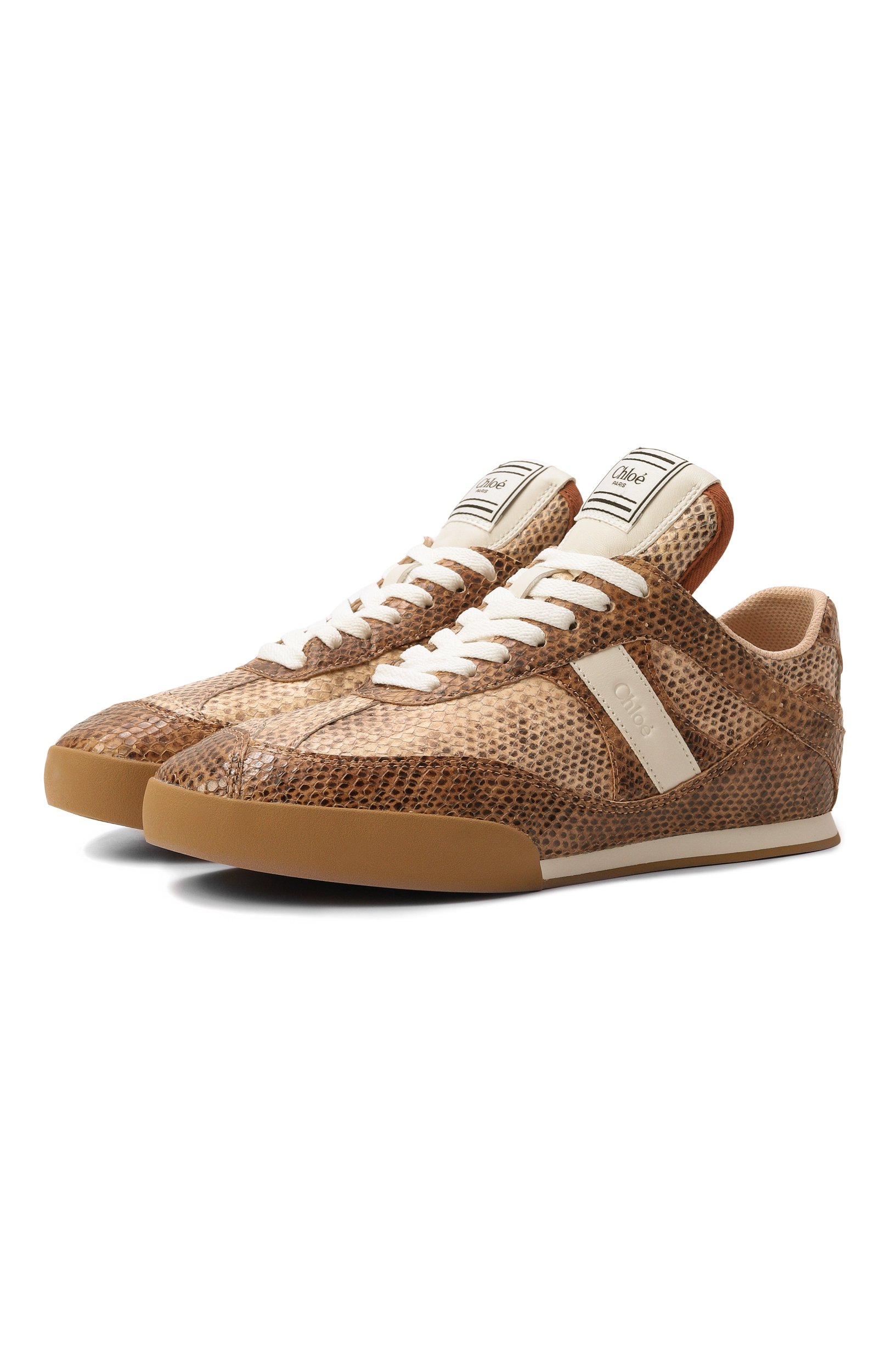 Кожаные кеды chloé kick CHLOÉ, арт. CH26A07IYM, фото 1