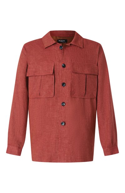 Мужская льняная рубашка KITON, арт. UMC013H0921106