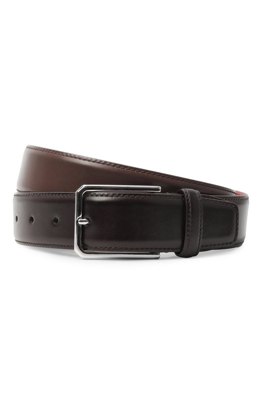 Кожаный ремень Santoni CM35VC003B91EVSY Коричневый CM35VC003B91EVSY
