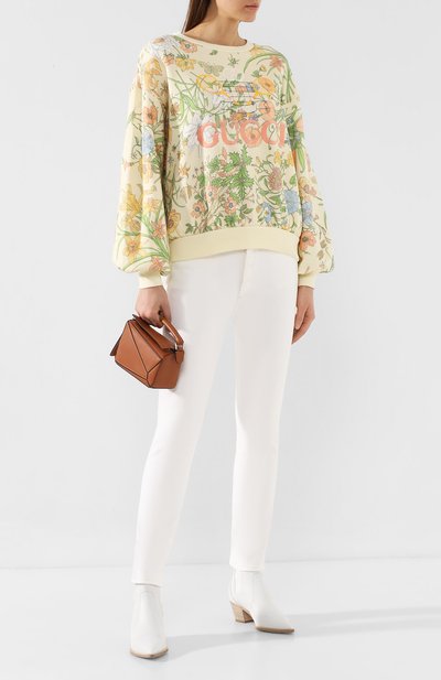 Хлопковый свитшот GUCCI разноцветного цвета по цене 79950 руб., арт. 562199/XJBIL, фото 2 Хлопковый свитшот GUCCI, арт. 562199/XJBIL, фото 2