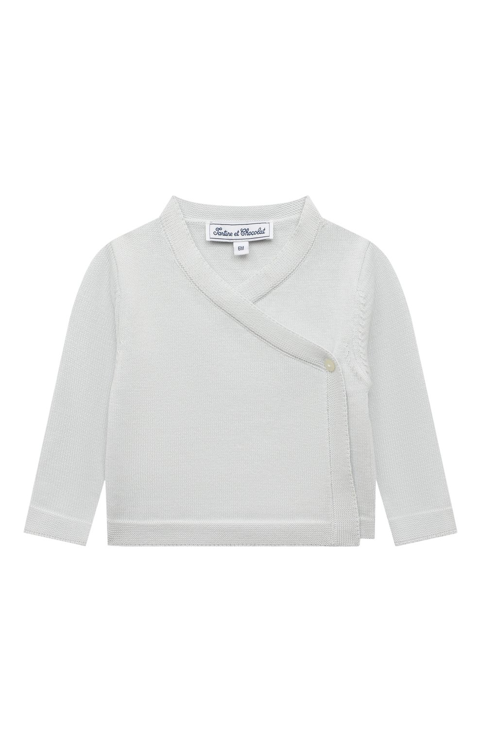 Комплект из распашонки и брюк TARTINE ET CHOCOLAT светло-голубого цвета по цене 12100 руб., арт. TU36021, фото 2 Комплект из распашонки и брюк TARTINE ET CHOCOLAT, арт. TU36021, фото 2