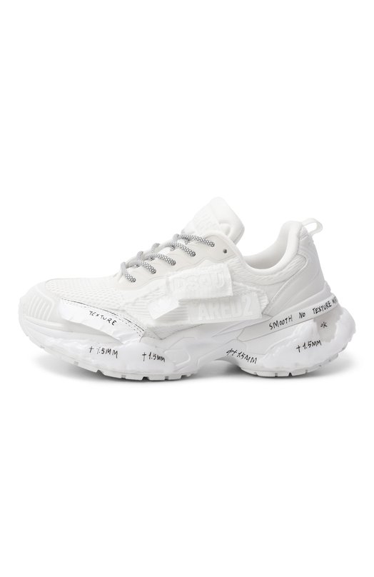 Текстильные кроссовки Faster Dsquared2 SNM0461/35508740 Белый  SNM0461/35508740 Фото 3