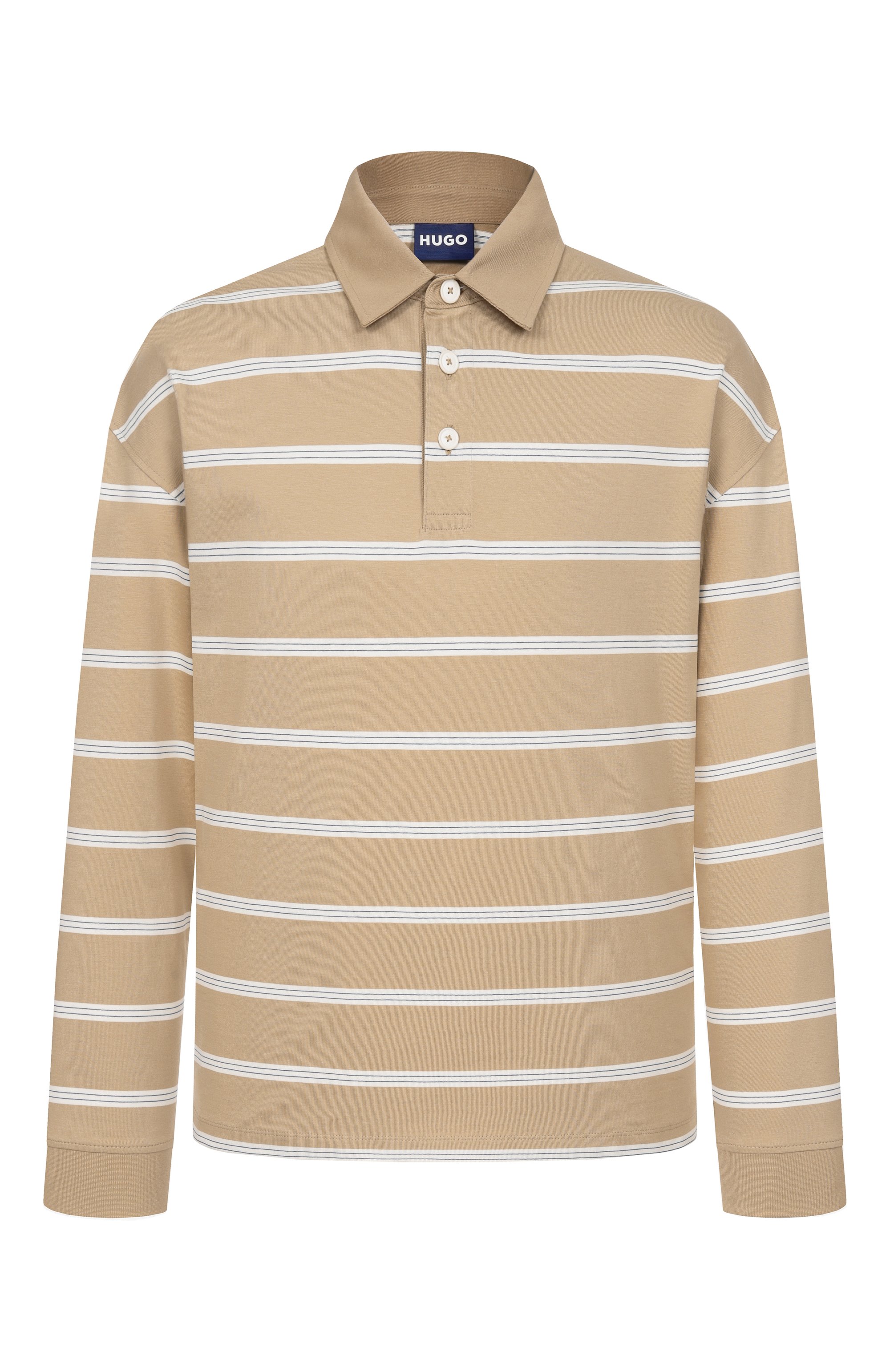 Хлопковое поло HUGO BLUE, арт. 50553509, фото 1