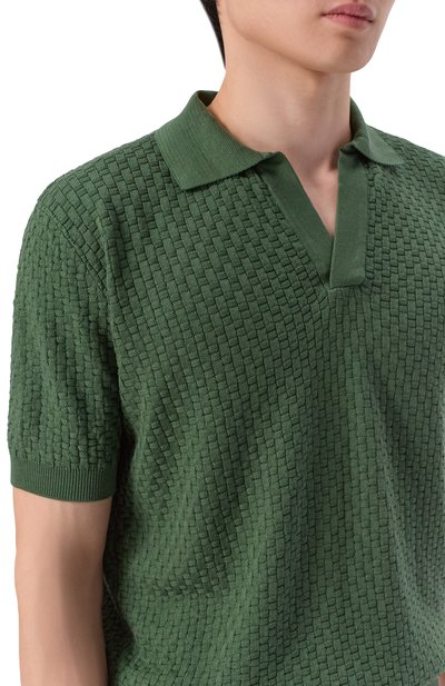 Поло из шелка и хлопка MVST, арт. M26.2PM.K032/Y104 CANESTR0, фото 5