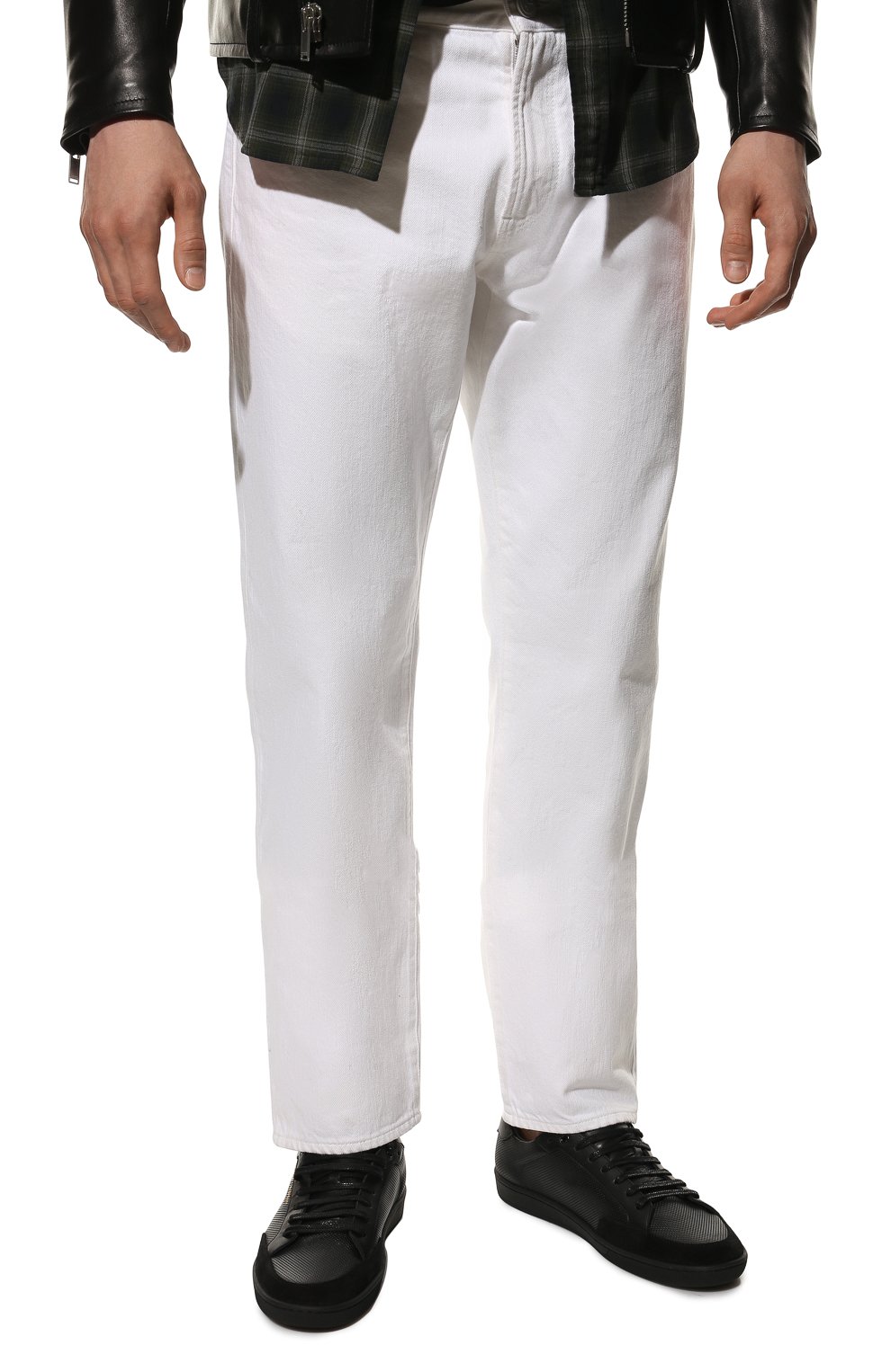 Кожаные кеды court classic sl/10 SAINT LAURENT, арт. 603223/1JZ30, фото 3