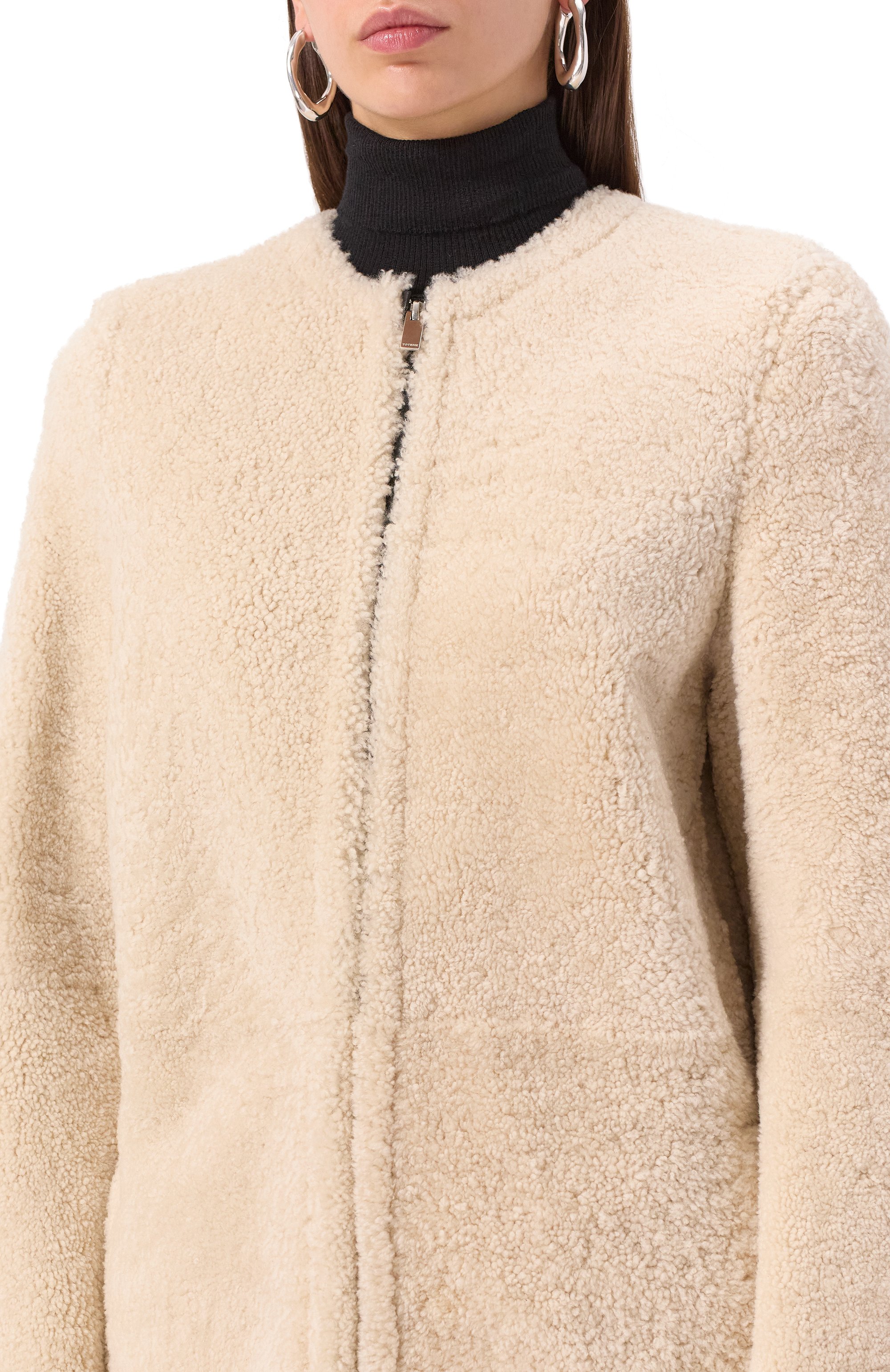 Дубленка из меха ягненка TOTEME, арт. 251-WR00176-LE0048, фото 5