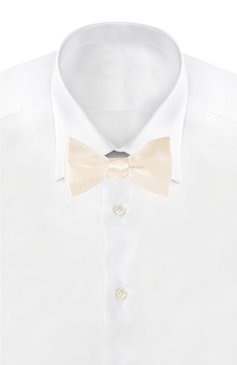 Мужской шелковый галстук-бабочка LANVIN белого цвета, арт. 1902 | Фото 2 (Статус проверки: Проверена категория, Проверено; Материал: Шелк, Текстиль; Нос: Не проставлено; Материал сплава: Проставлено, Проверено)