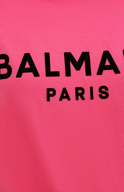 Хлопковая футболка BALMAIN, арт. VF0EF005/B044, фото 5