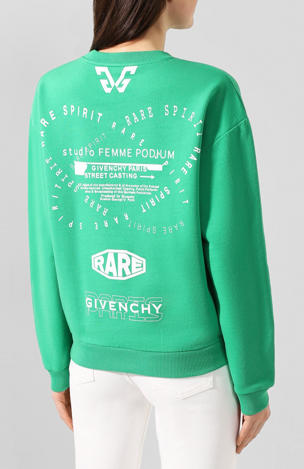 Хлопковый свитшот GIVENCHY, арт. BW70013Z33, фото 4