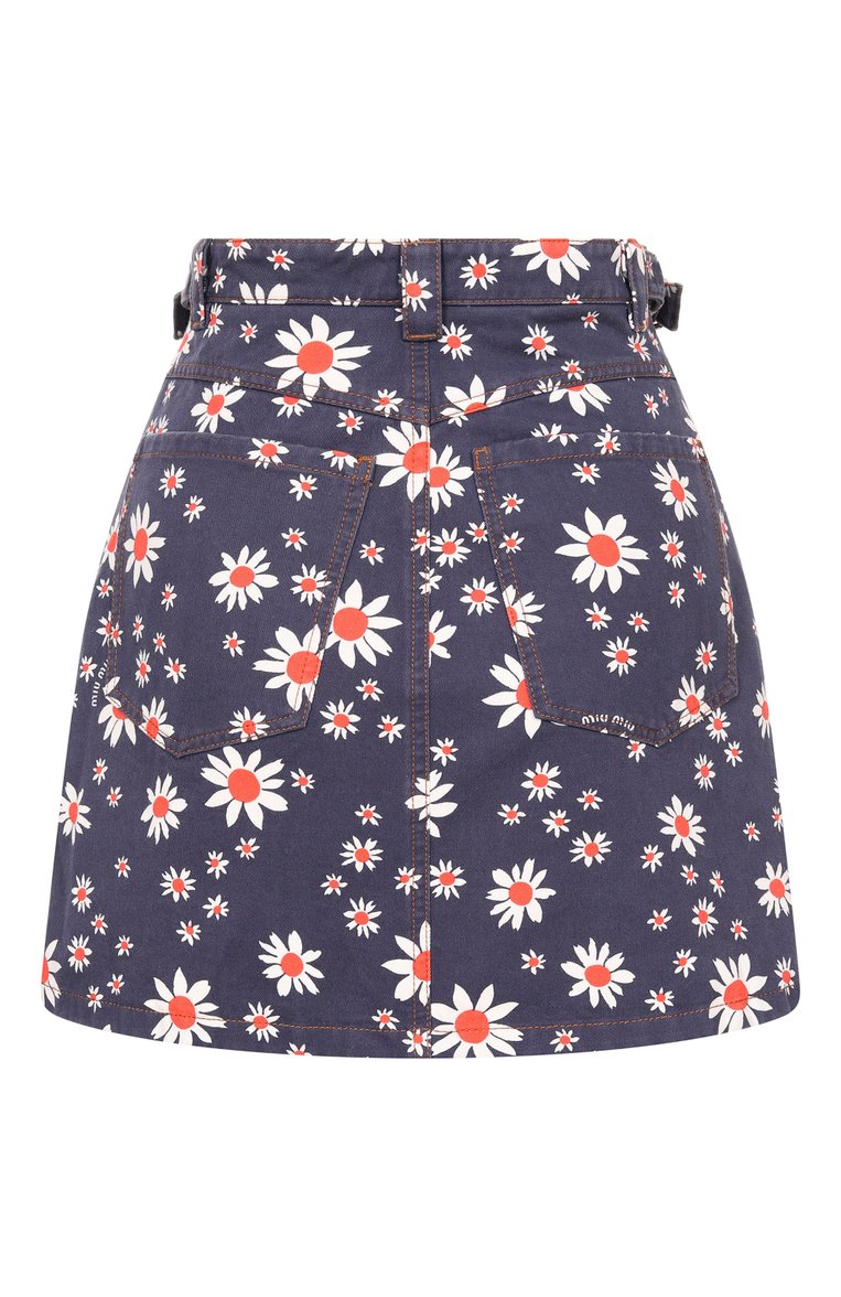 Джинсовая юбка MIU MIU, арт. MG1372-1V0C-F0008, фото 2