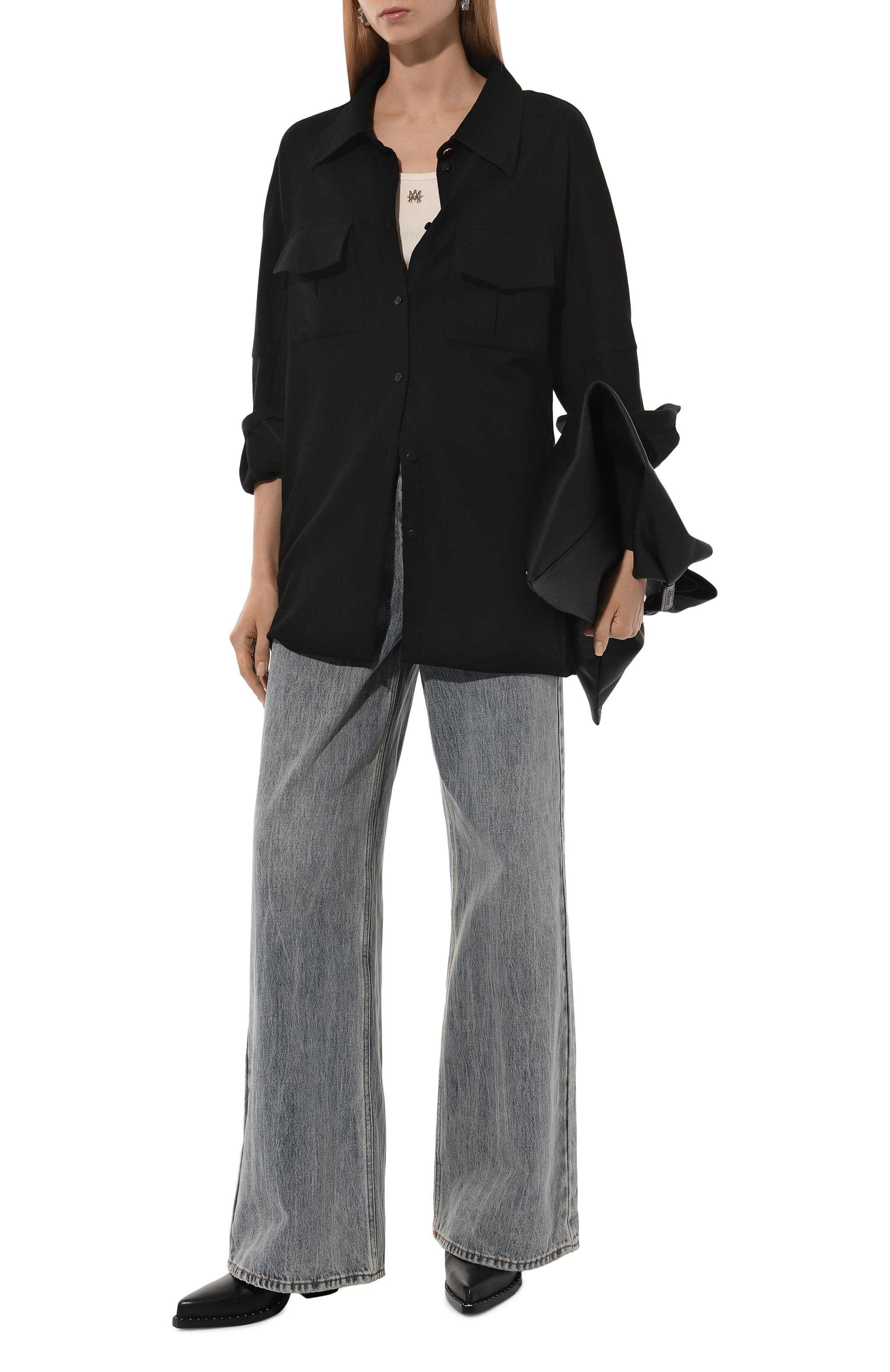 Рубашка из шерсти и кашемира AND THE BRAND, арт. SH003-2007-900-W25, фото 2