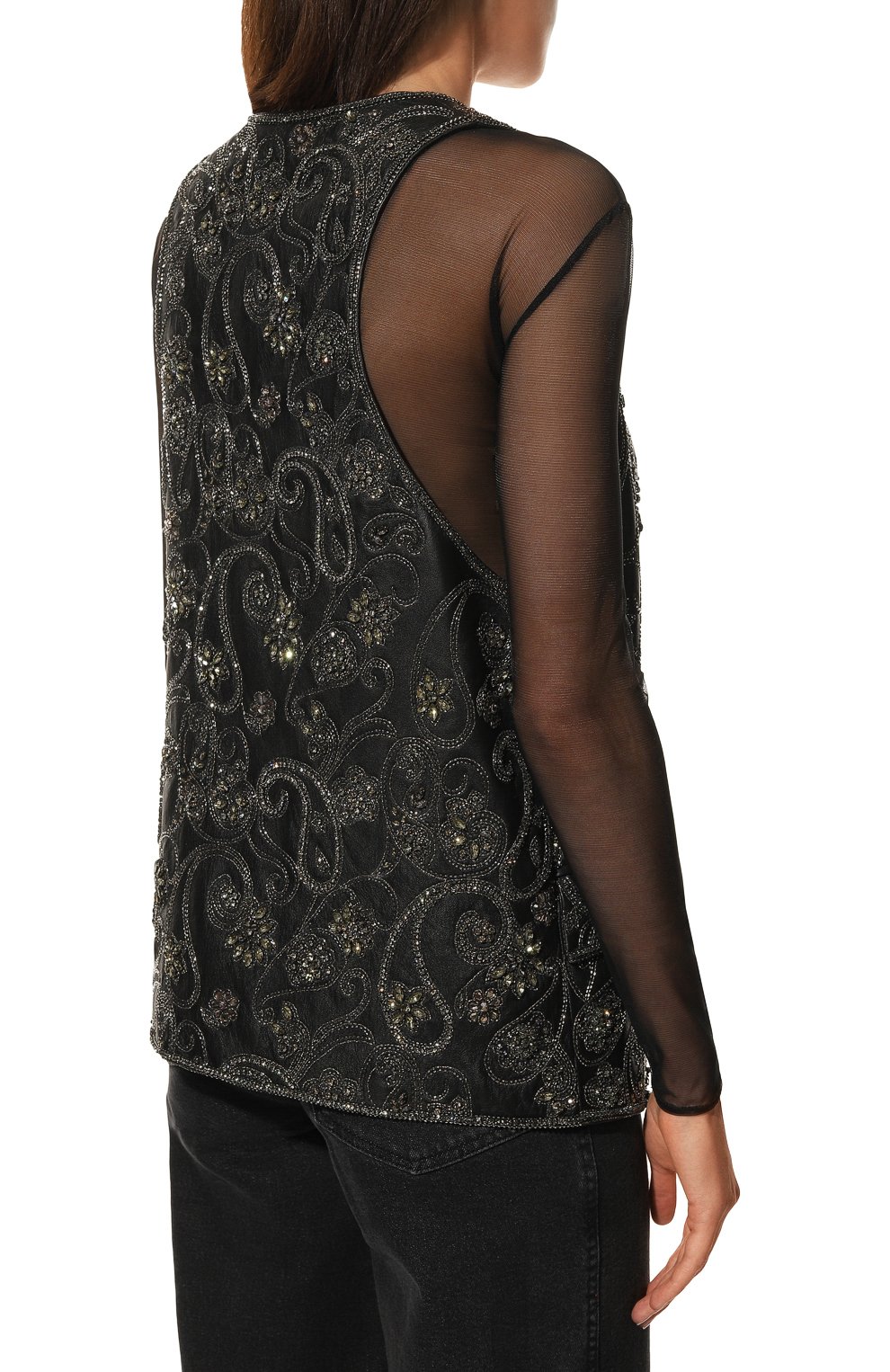 Кожаный жилет YANA DRESS, арт. 1-40-036-7933В, фото 4