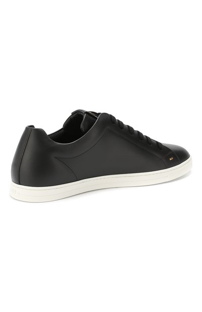 Кожаные кеды с отделкой bag bugs FENDI черного цвета по цене 64000 руб., арт. 7E1075 NA7, фото 4 Кожаные кеды с отделкой bag bugs FENDI, арт. 7E1075 NA7, фото 4