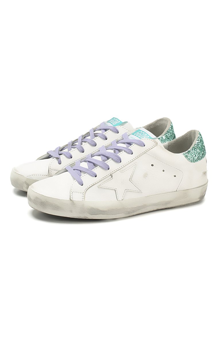 Кожаные кеды superstar GOLDEN GOOSE DELUXE BRAND, арт. G34WS590.N91, фото 1