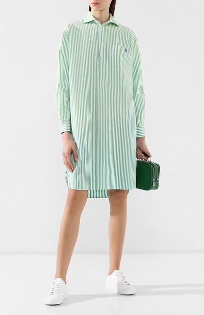 Хлопковое платье POLO RALPH LAUREN, арт. 211744849, фото 2