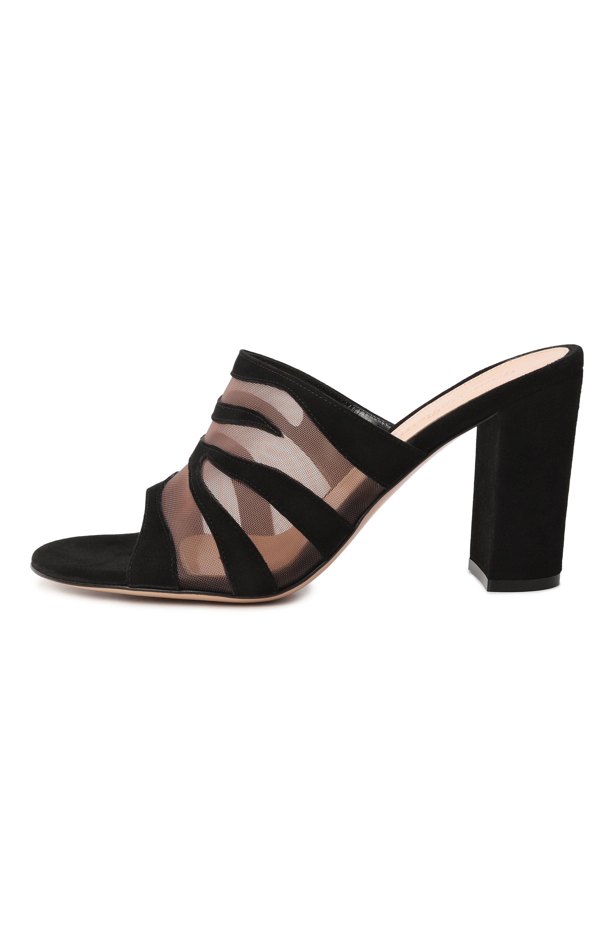 Комбинированные мюли tigra 85 GIANVITO ROSSI, арт. G10029.XARBLPR, фото 4