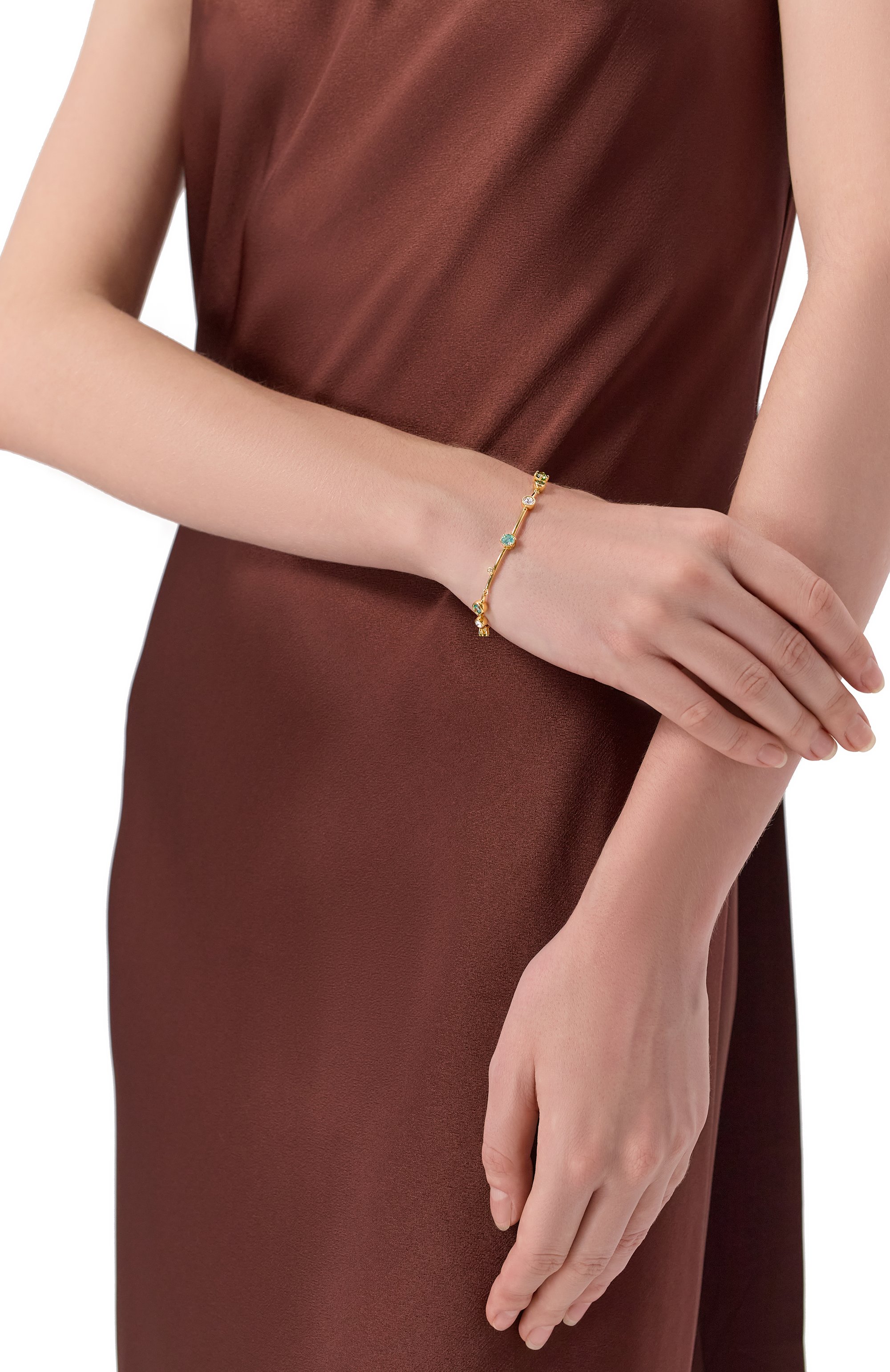 Браслет constella SWAROVSKI золотого цвета по цене 24500 руб., арт. 5722478, фото 2 Браслет constella SWAROVSKI, арт. 5722478, фото 2