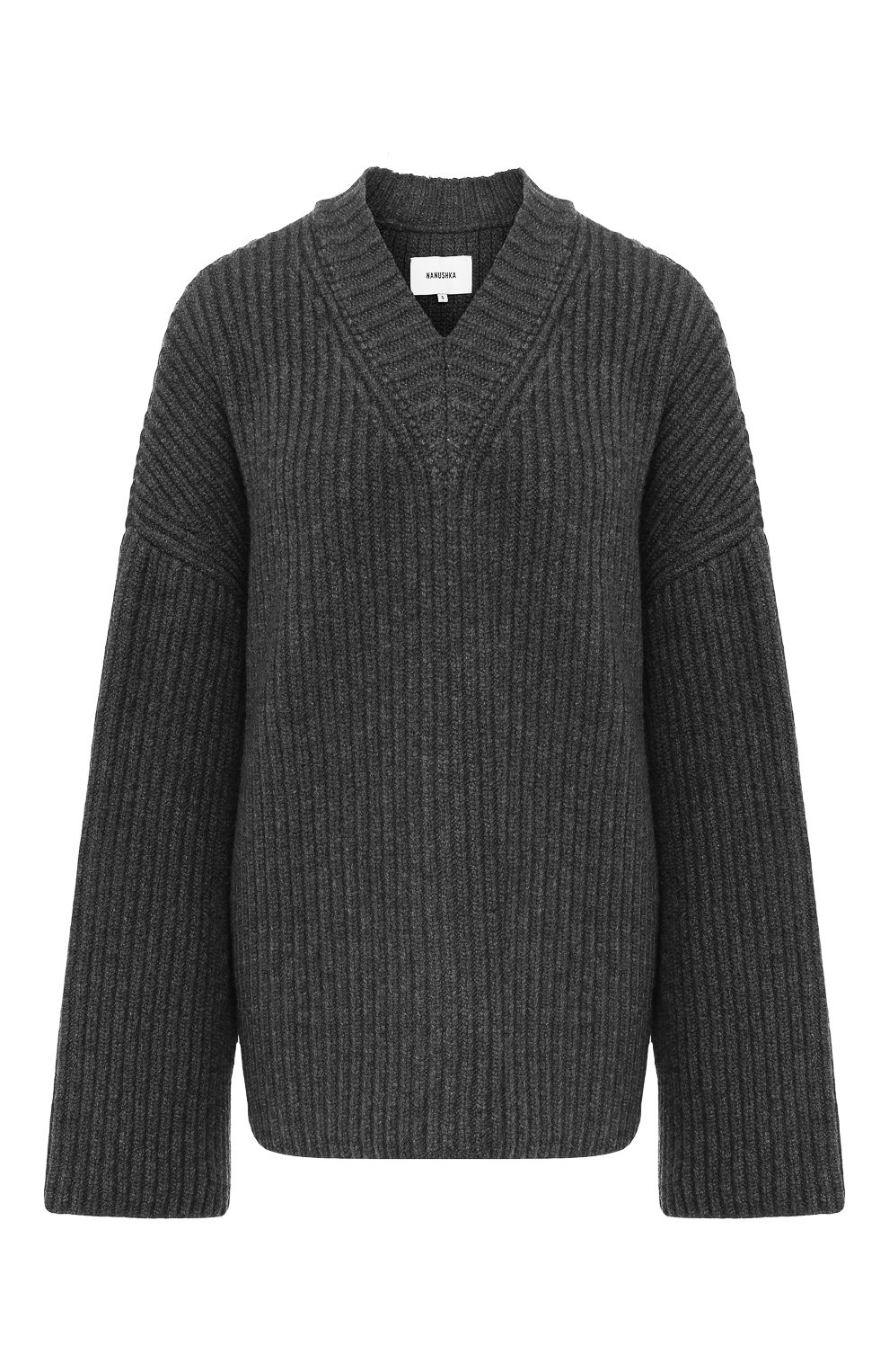 Свитер NANUSHKA, арт. M0G_TAUPE_CASHMERE BLEND RIB, фото 1